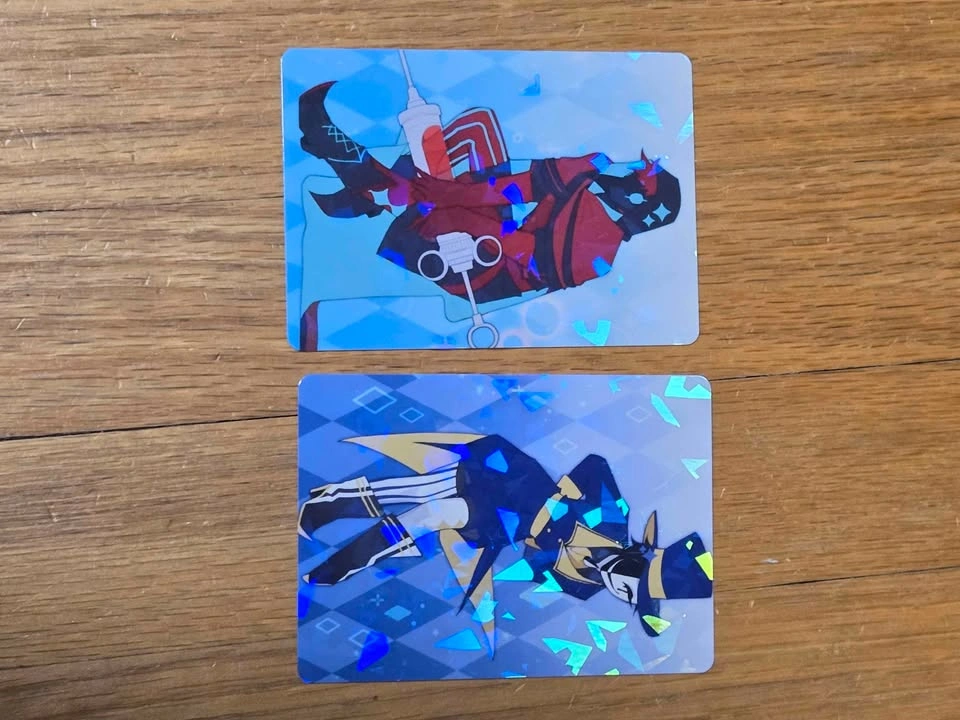 Holographic freak circus cards - photo 3