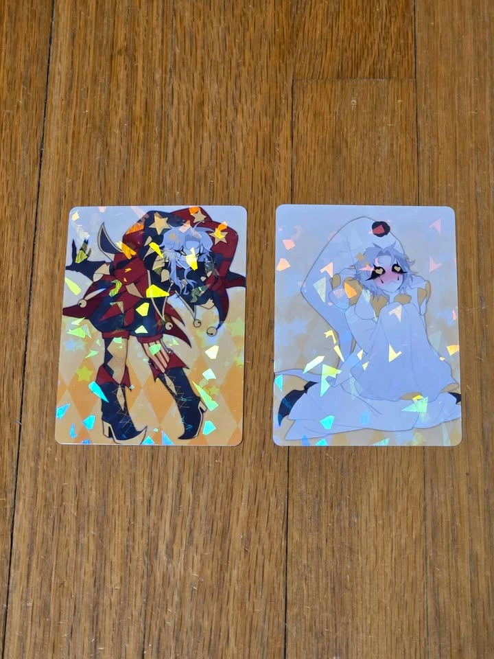 Holographic freak circus cards - photo 5