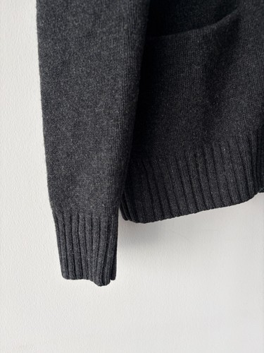 Fred Perry Mens 100% Lamb Wool Shawl Collar Cardigan Sweater Siz - photo 4