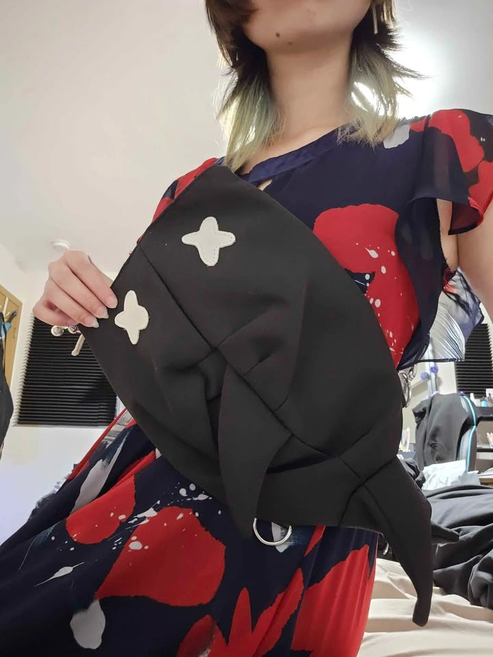Cute Black and Grey Shark Backpack - photo 3