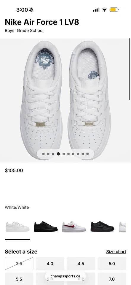 Brand new Air Force 1s GS 6
