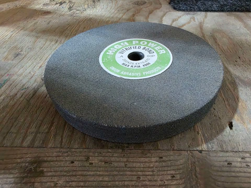 Union Abrasive 8" 60-Grit Bench Grinder Wheel – Unused - photo 2