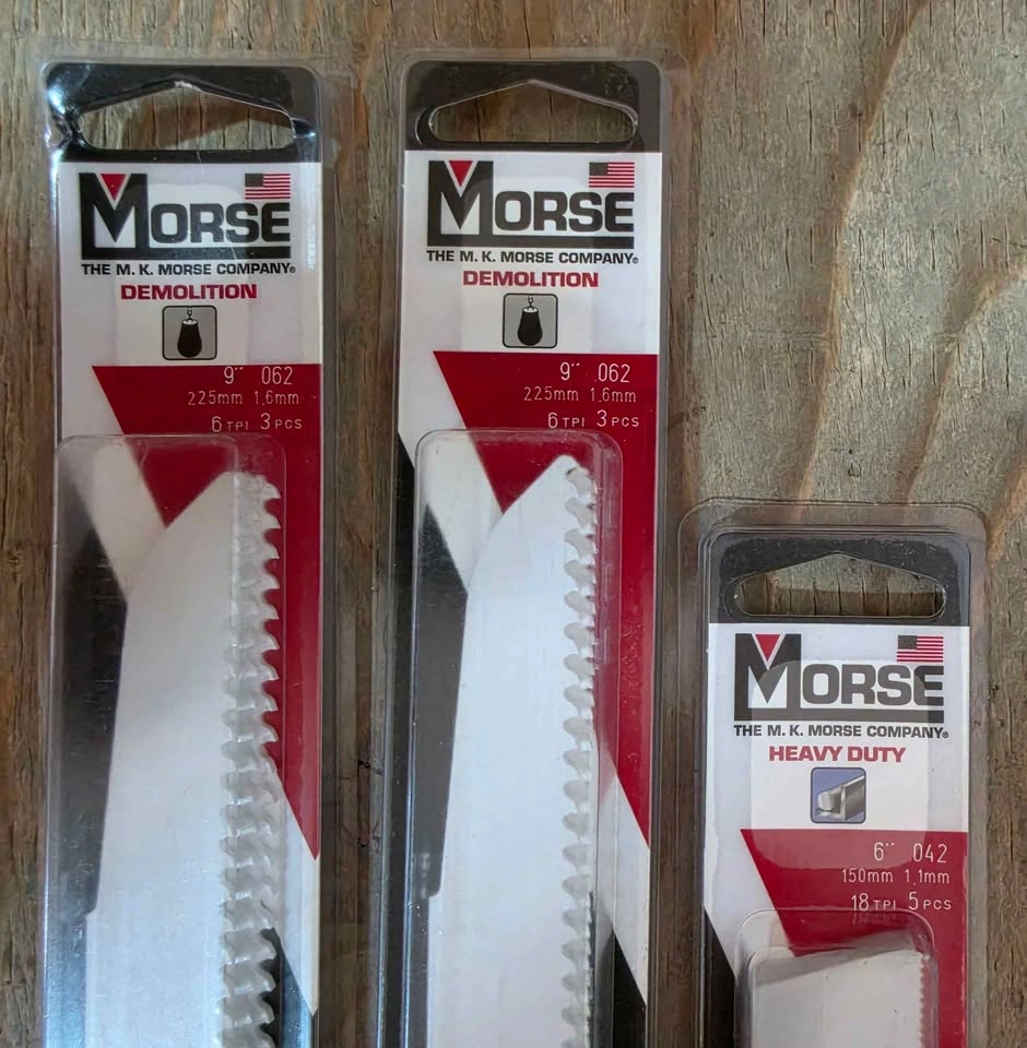 11 M.K. Morse Reciprocating Sawzall Blades – Brand New - photo 2