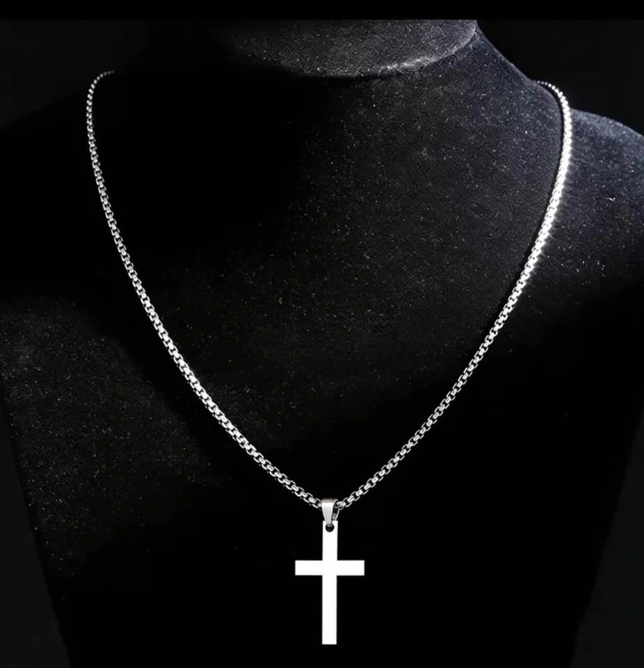 1pc Men's Stainless Steel Necklace, Classic Jewelry Gift - photo 2