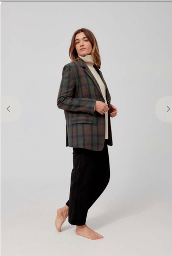 Caron Callahan Claudia Plaid Jacket Size XS - photo 2