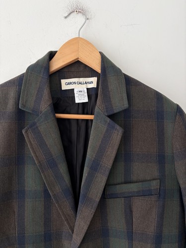 Caron Callahan Claudia Plaid Jacket Size XS - photo 4