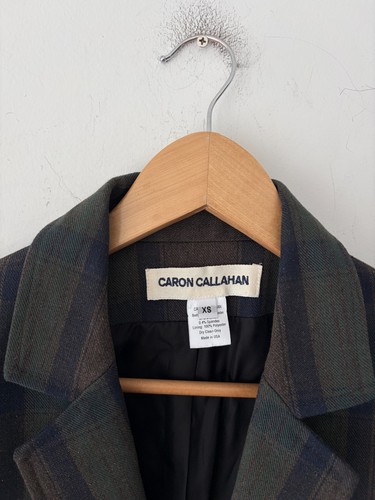 Caron Callahan Claudia Plaid Jacket Size XS - photo 5