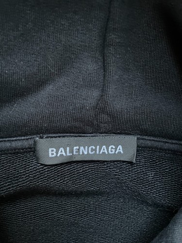 Balenciaga Big Back Logo Archetype SS18 Hoodie Size L - photo 3