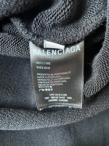 Balenciaga Big Back Logo Archetype SS18 Hoodie Size L - photo 5