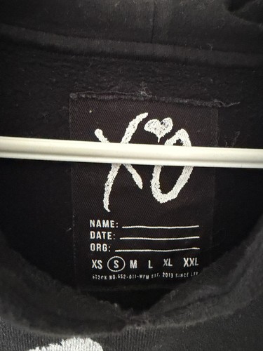 The Weeknd XO Beauty Behind The Madness Hoodie Size S - photo 5