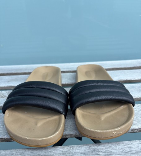 Beatrice Valenzuela Black Classic Sandalia Slides Size 7 - photo 3
