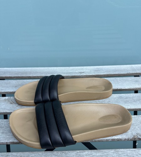 Beatrice Valenzuela Black Classic Sandalia Slides Size 7 - photo 4