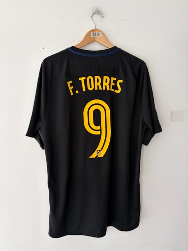 2016-17 Nike Atletico Madrid Fernando Torres Authentic Jersey Si