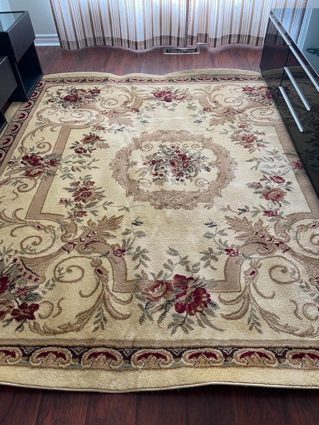 Moving Sale – Traditional Floral Living Room Area Rug