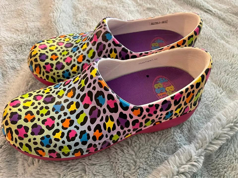 Lisa Frank x Crocs Leopard Print Women's Size 5
