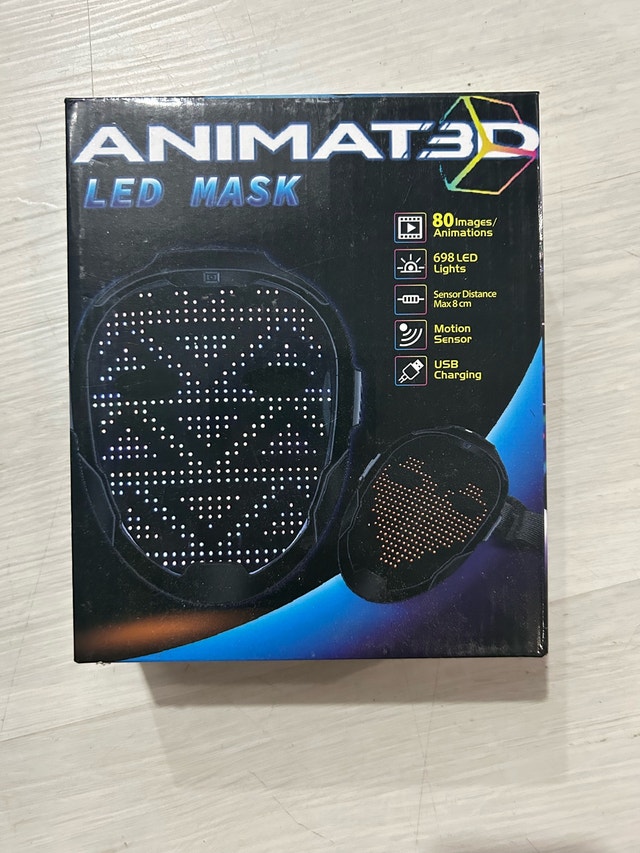Animated 3D LED Mask