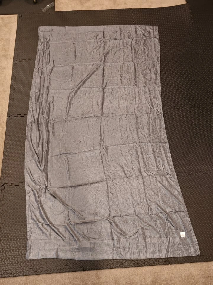 Kitchen Dining Table - Silver Polyester Tablecloth (84" x 48") - photo 5