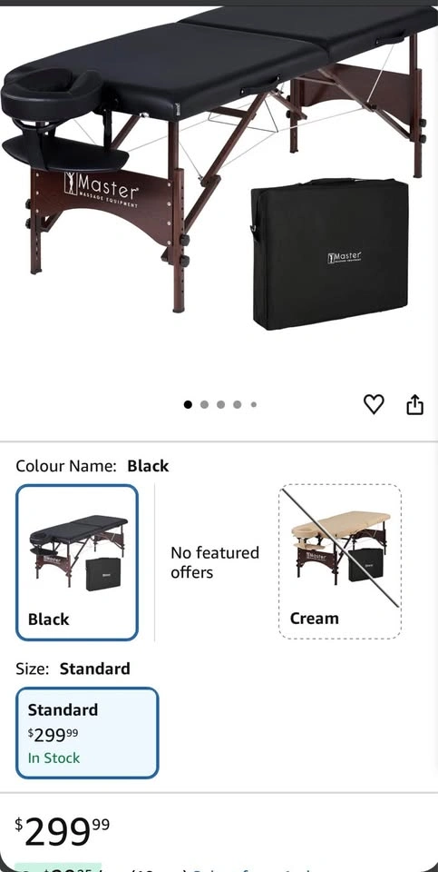 Master Massage/Lash Bed with Stool - photo 4