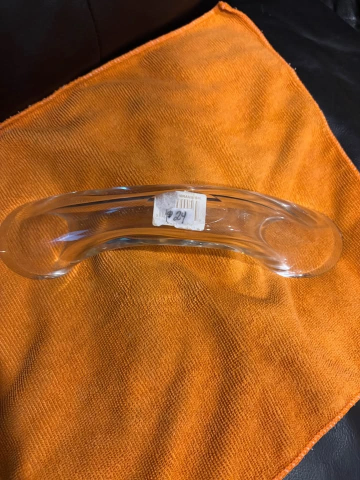 Vintage German Crystal Arch Vase / Dual Propagation Bud Vase - photo 4