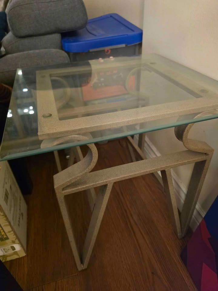 Glass coffee table - Square - photo 2