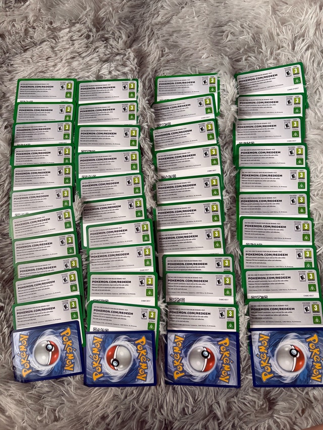 pokemon Qr codes and spacers