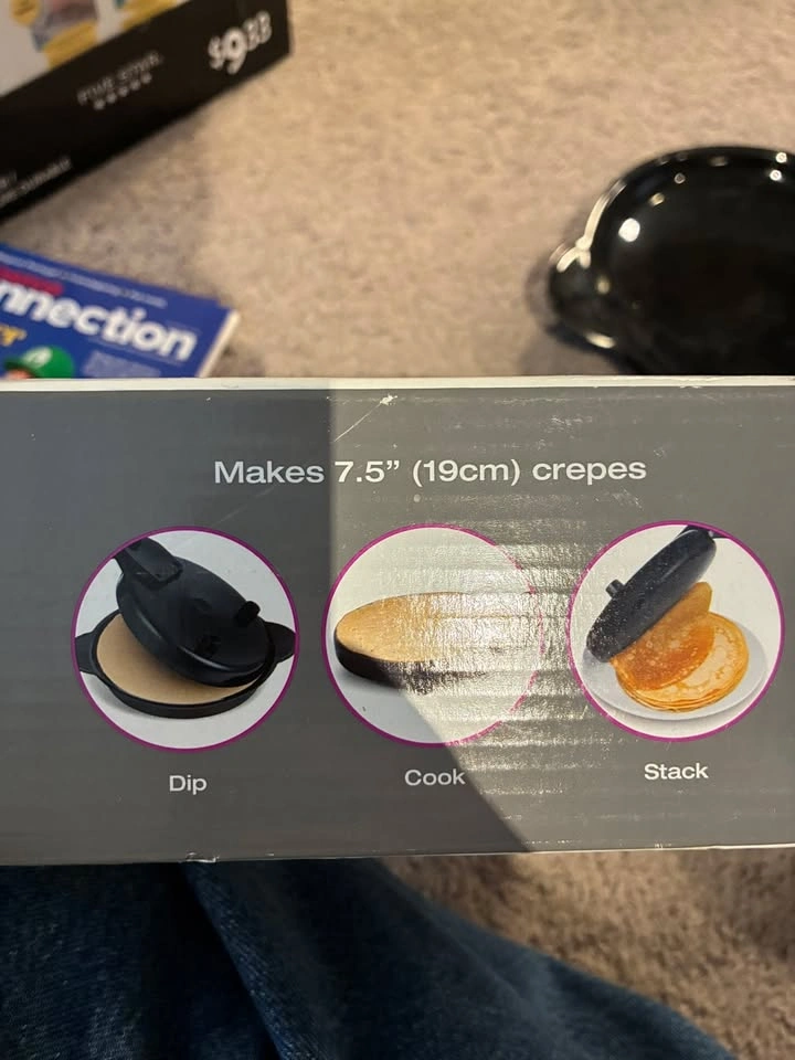 Salton Crepe & Tortilla Maker 7.5" – Model CM1013 - photo 2