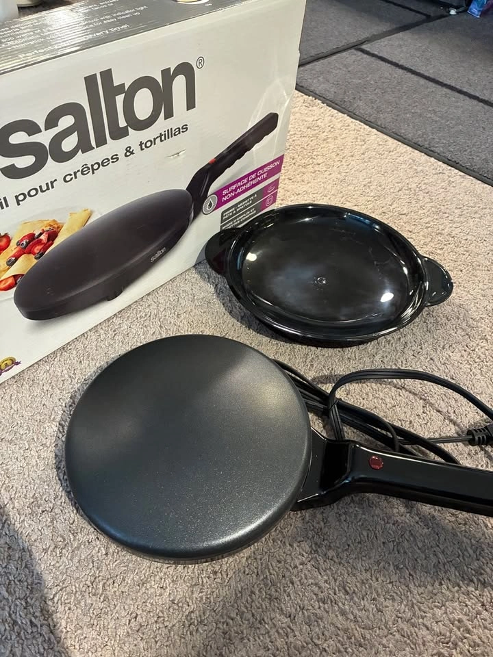 Salton Crepe & Tortilla Maker 7.5" – Model CM1013 - photo 3