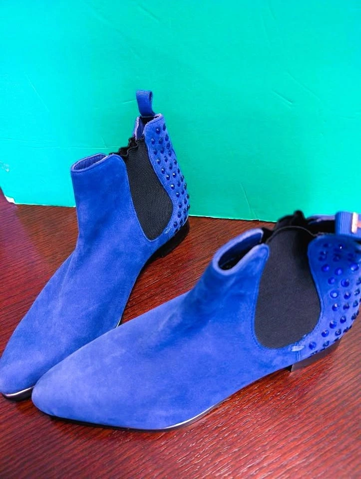 Womens Suede Chelsea Boots Royal Blue (EUR40, Womens Size 9) - photo 2