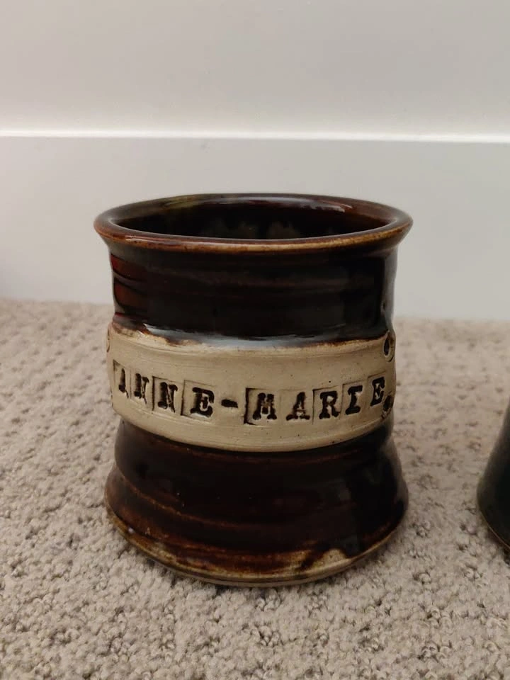 3 Handmade Custom Cup / Mug / Desk Organizer - Name: Anne-Marie - photo 2