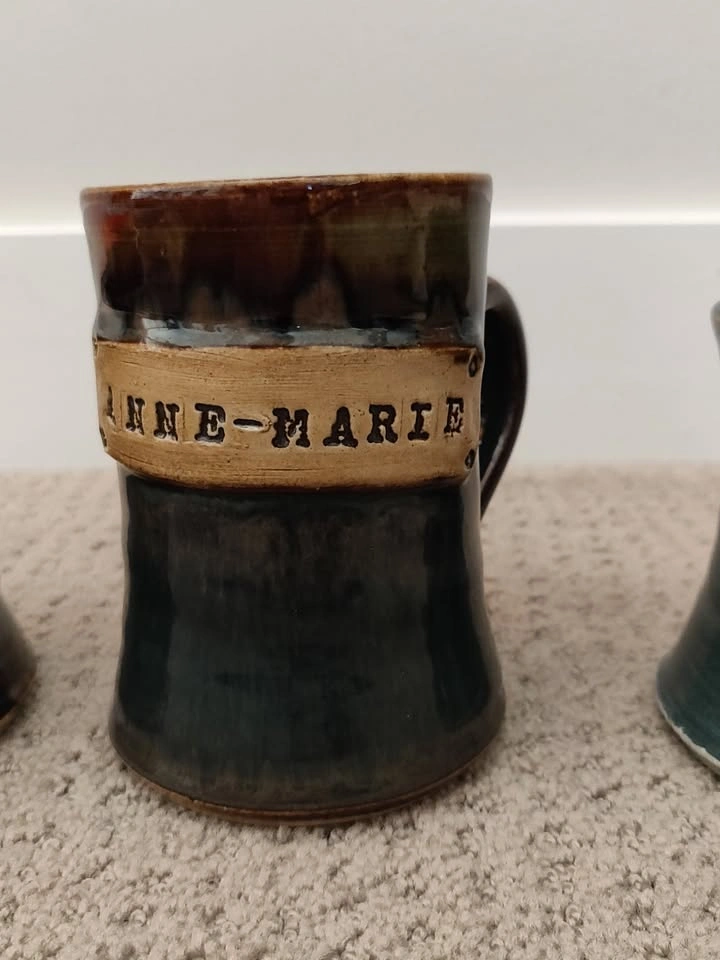 3 Handmade Custom Cup / Mug / Desk Organizer - Name: Anne-Marie - photo 3