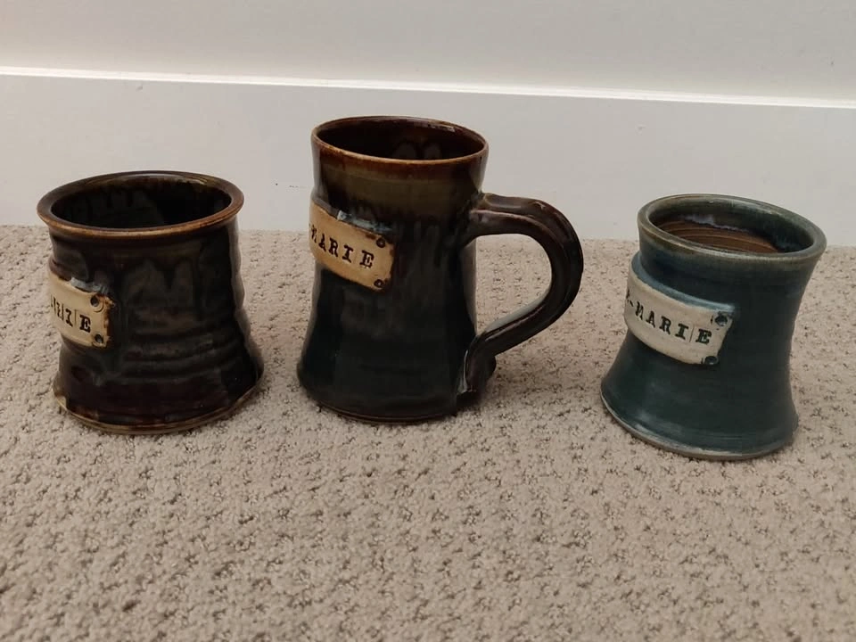 3 Handmade Custom Cup / Mug / Desk Organizer - Name: Anne-Marie - photo 5