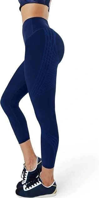 Fanka Body Sculpt Compression Leggings (US Size 2XL, Navy)