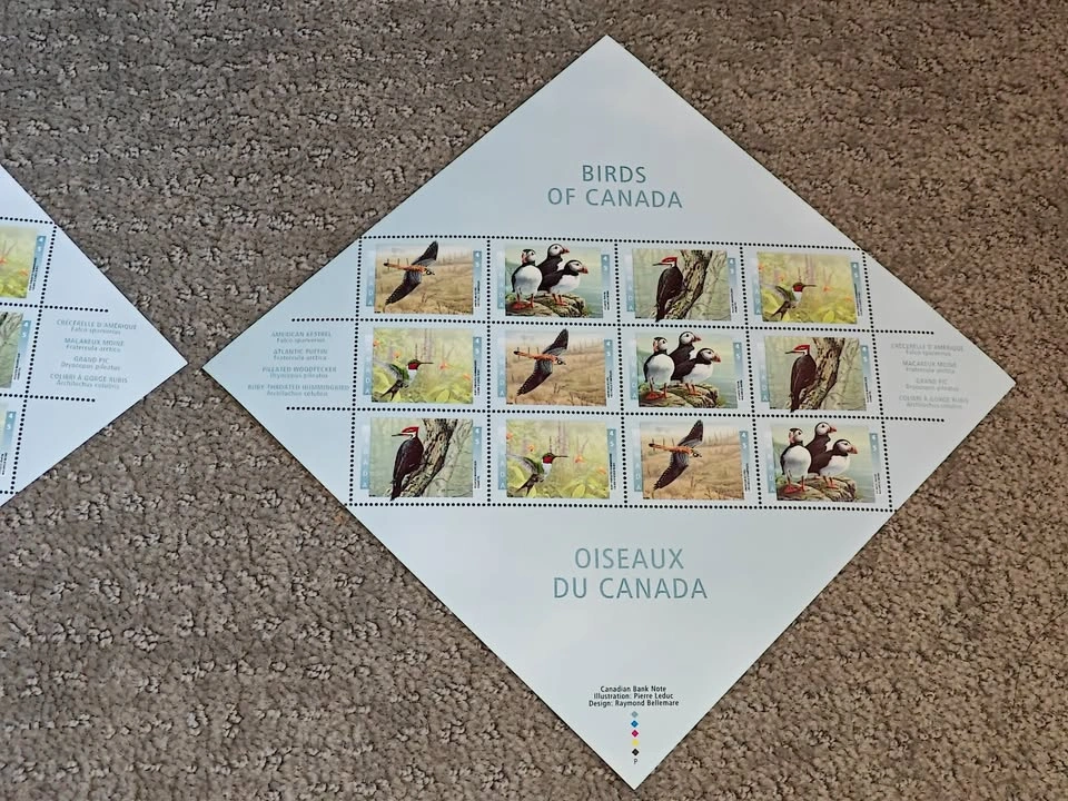 Stamp Collection Birds of Canada - (1996-1999) - Total 68 Stamps - photo 3