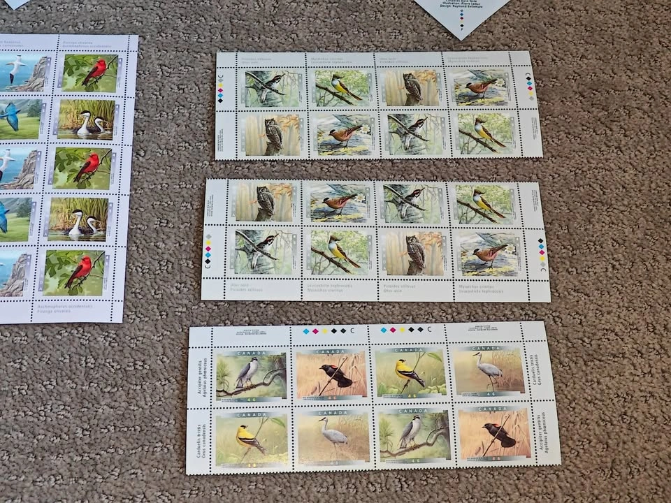 Stamp Collection Birds of Canada - (1996-1999) - Total 68 Stamps - photo 4