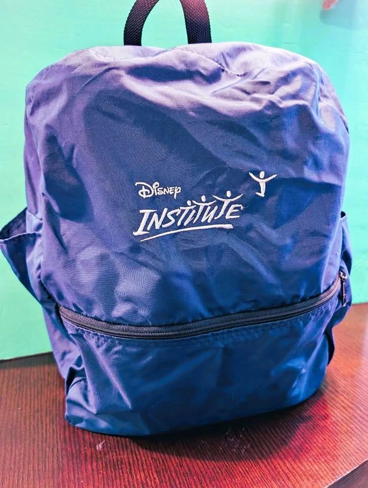 Disney Backpack/Knapsack (Disney Institute, Lightweight, Navy)