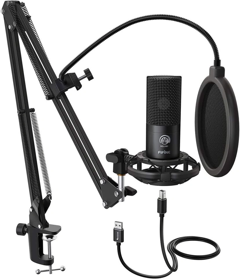 FIFINE T669 USB Podcast Condenser Microphone Kit + Extra Mic - photo 2