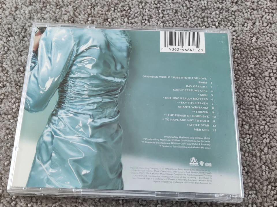 Madonna - Ray of Light - Audio Pop Music CD Album - photo 3