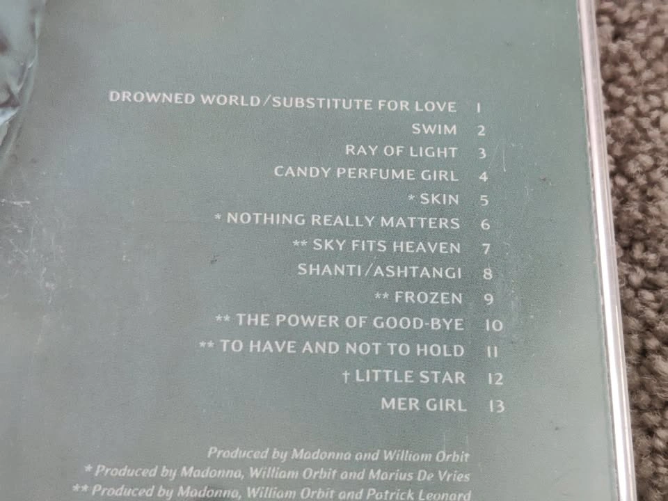 Madonna - Ray of Light - Audio Pop Music CD Album - photo 4