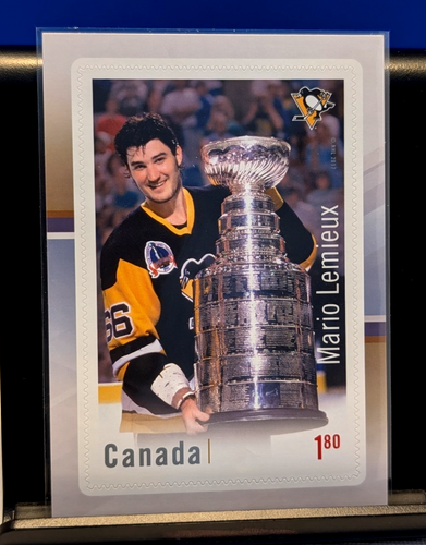Gretzky Orr Lemieux Howe Richard Beliveau 2017 Stamp Set - photo 4