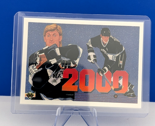Wayne Gretzky 1990-91 Upper Deck #545 Gretzky's 2000th Point