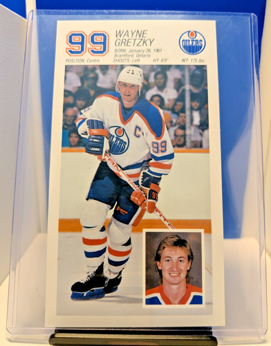 Wayne Gretzky 1987-88 Edmonton Oilers Team Issue Postcard