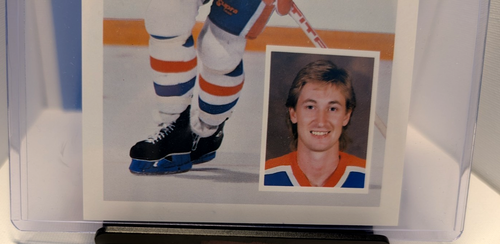 Wayne Gretzky 1987-88 Edmonton Oilers Team Issue Postcard - photo 4