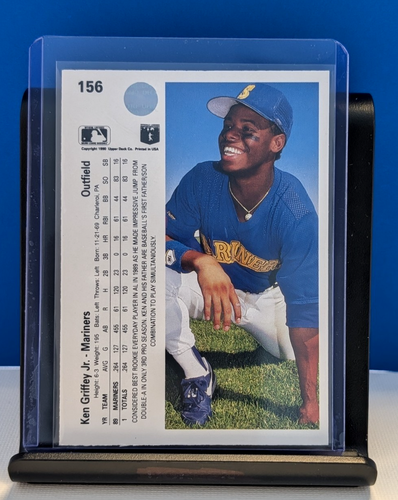 Ken Griffey Jr 1990 Upper Deck 5 Card Lot Johnson Martinez Buhne - photo 2