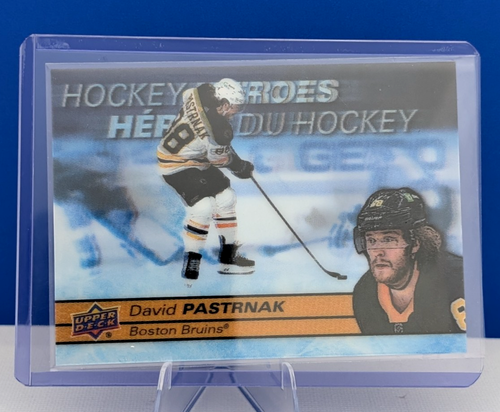 David Pastrnak 2021-22 Tim Hortons Hockey Heroes #H-18 3D