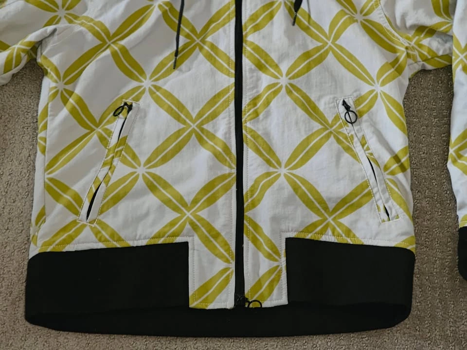 Women Keva Zipper Summer / Spring Jacket with Hood - Size Medium - photo 3