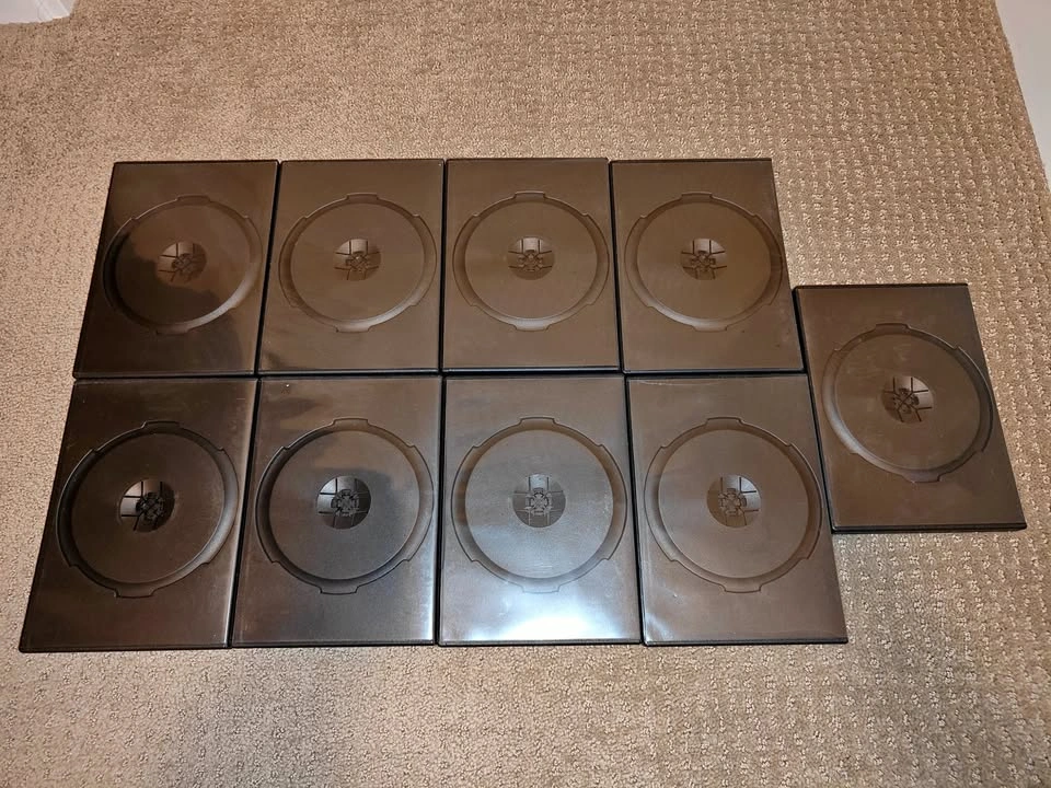 Empty DVD Case - Single Disc - Count: 9