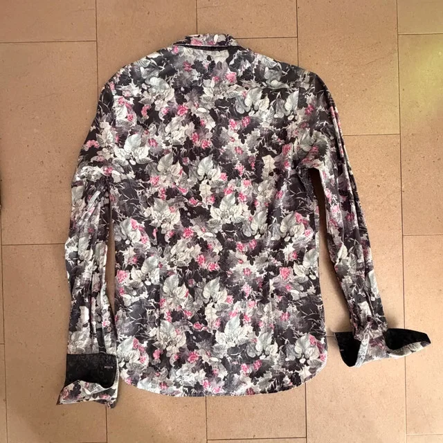 Ted Baker Men's 100% cotton Floral Shirt-French Cuffs-15.5 MED - photo 4
