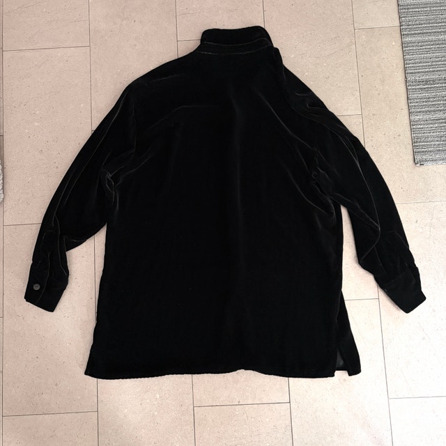 New w/ Tag Black Velvet Silk Blend Woman's Shirt Blouse-MED/LGE - photo 4