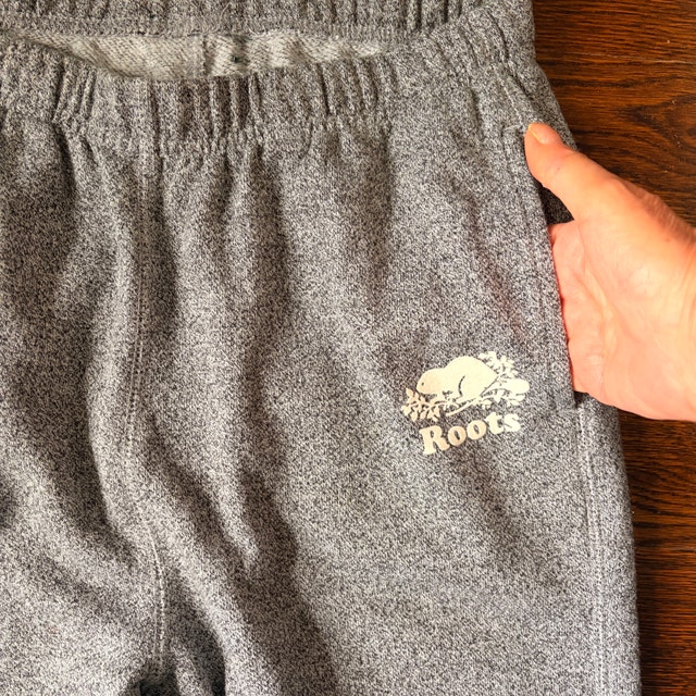 Roots Unisex Gray Salt and Pepper Sweat Pants - Small - photo 2