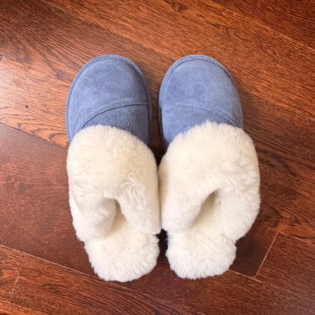 NEW Nuknuuk Shearling Slippers blue/purple women’s-Size 9 - photo 2